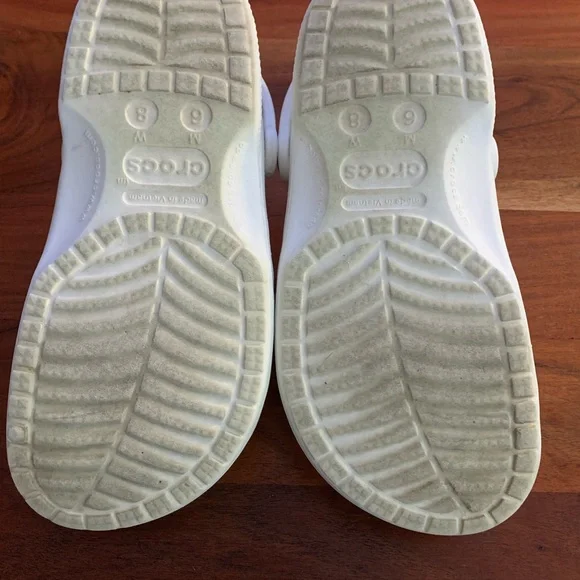 Crocs Baya Clogs White M6 / W8 - Picture 6 of 7